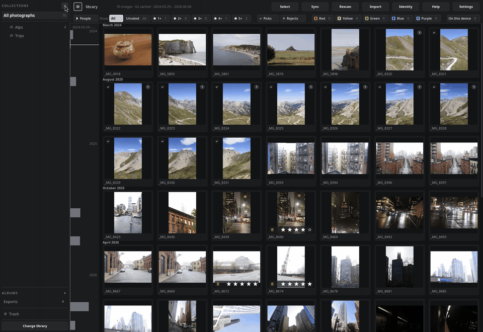 Making Trips, nesting Alps and New York inside it, and opening the parent