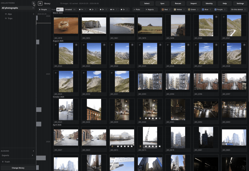 Making Trips, nesting Alps and New York inside it, and opening the parent