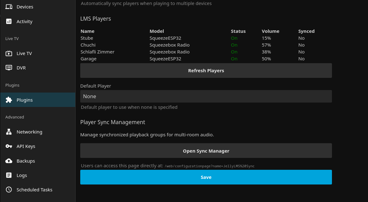 Player List