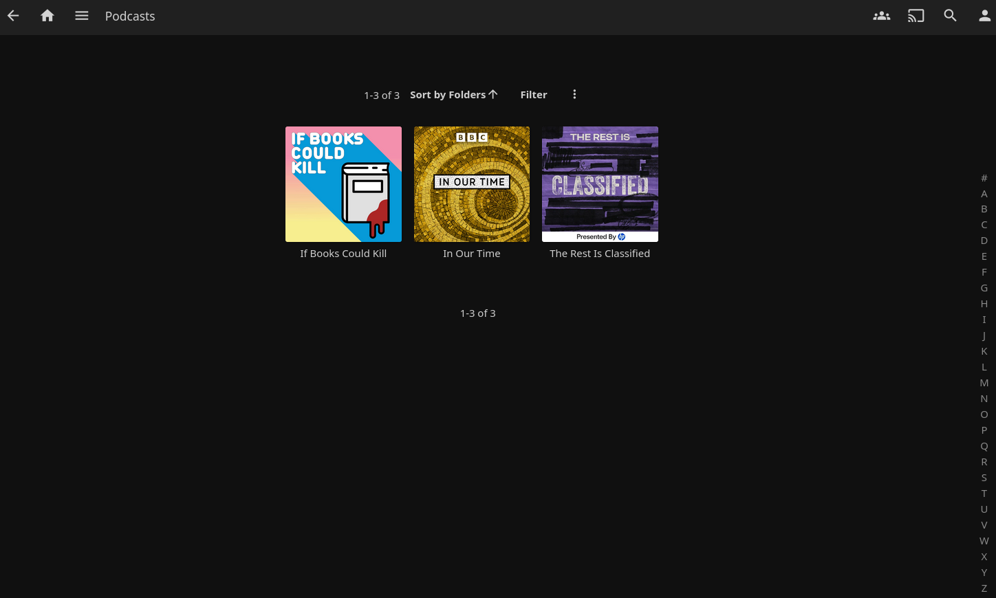 Podcast Library