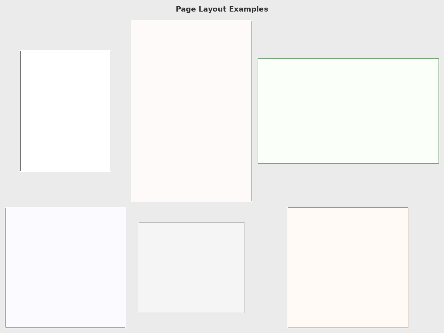 Page Layouts